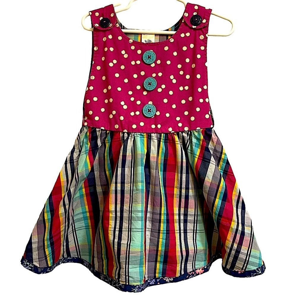 Wild Flowers Mixed Print Sleeveless Dress Circle Skirt Size 4